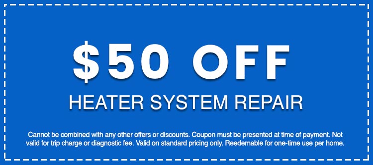 Discounts on Heater System Repair